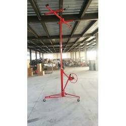 Alzalastre per cartongesso Sollevatore pannelli telesscopico altezza 3.35m Peso max. 68 kg carrello partete lastre